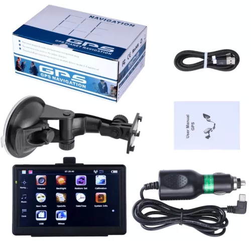 7 INCH Portable Truck Navigator CAR GPS Navigation 8GB 256MB free MAP US Canada - Picture 14 of 14