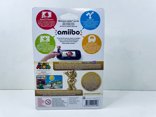 Gold Mario Amiibo Super Mario - Brand New - Fast Post - Foto 3 di 6