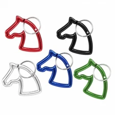 JT International Horsehead Carbiner Keychain