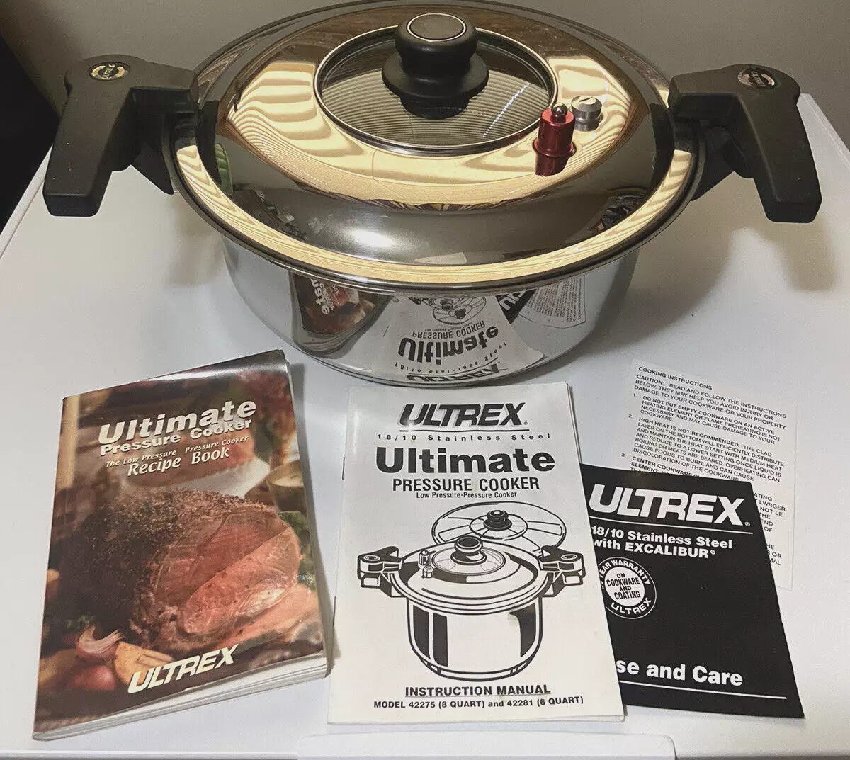 Ultrex pressure cooker manual clearance