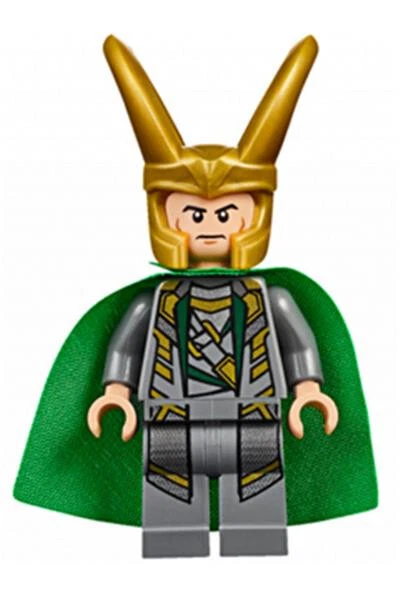 Figurine / Minifigure Lego Marvel Super Heroes - Loki (sh033a) Set 10721 - Photo 1/1