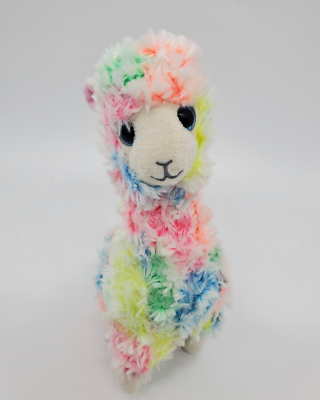 Soft Toy Rainbow Llama Beanie Boo 8