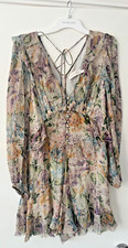 Zimmermann Ninety Six Flutter Playsuit, Size: 3, New Without Tag