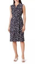 Hobbs London Womens Laurena Botanical Shirt Dress Size 8