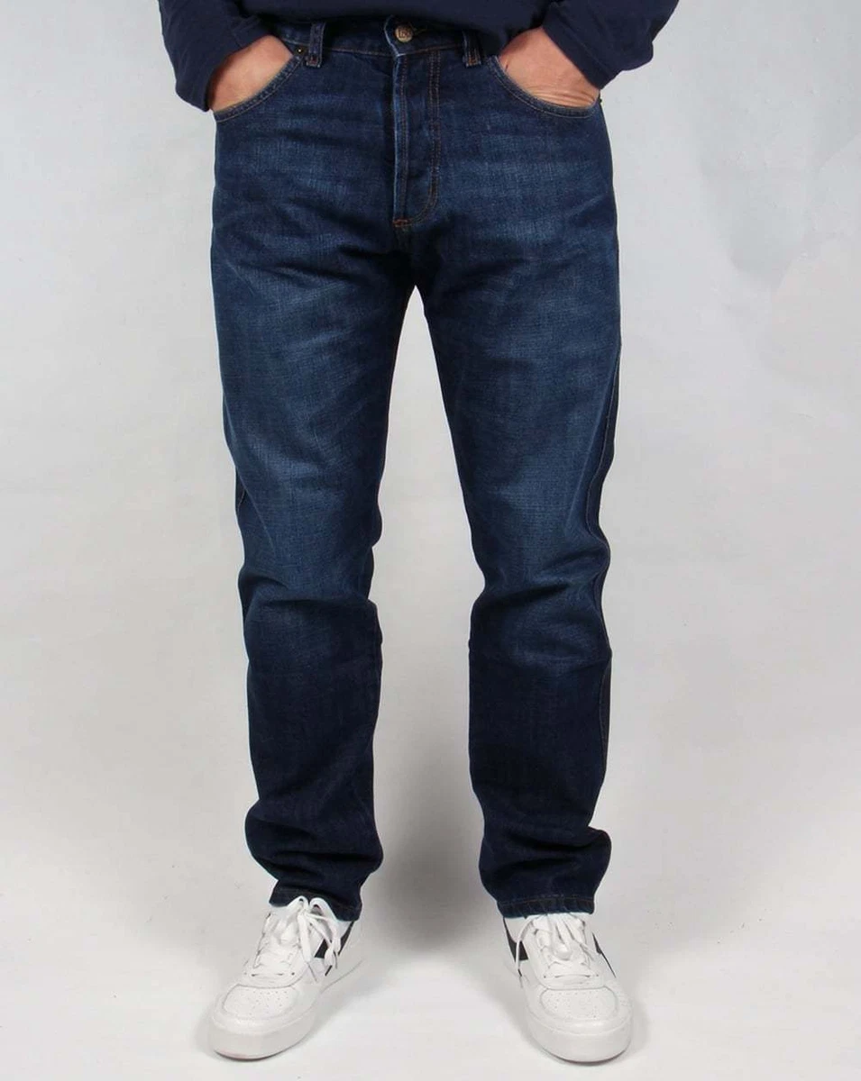 Lois Jeans Terrace Regular Taper Jeans in Vintage Blue Wash 80s casual