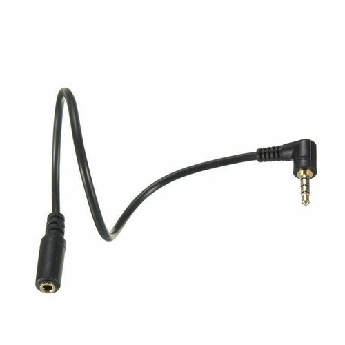 3.5mm 4pole 90 Degree Angle Male to 3.5mm 3 Pole Female converter audio cable - Picture 9 of 12
