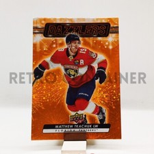 UPPER DECK 2023-24 NHL HOCKEY SERIES 2 - Orange Dazzlers DZ-61 Matthew Tkachuk
