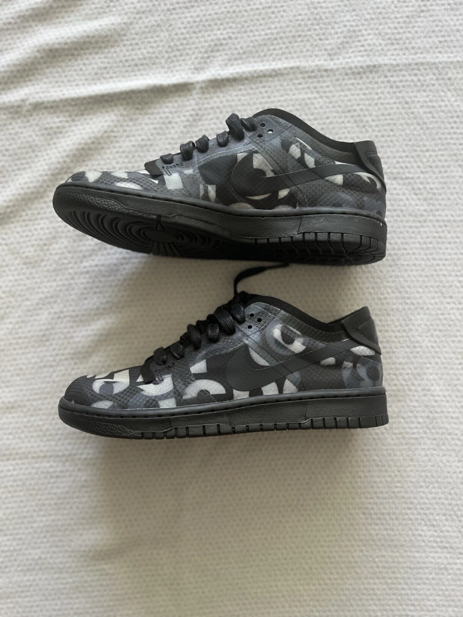 Nike Comme des Garçons x Dunk Low Monogram Print W for sale | eBay