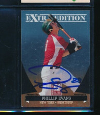 2011 Donruss Elite Extra Edition #84 Phillip Evans Blue Ink /25 (HU17) SWSW6