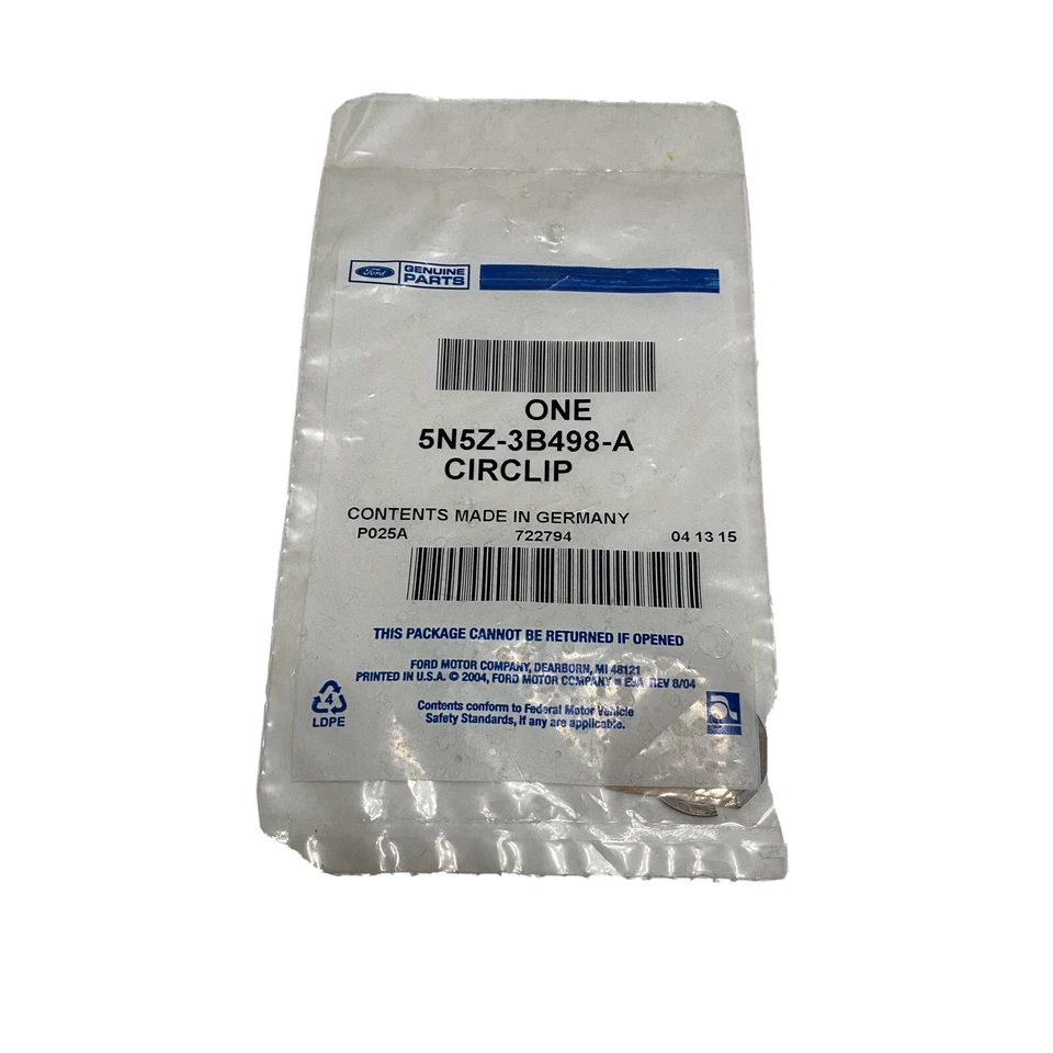 10-13 Ford Transit Connect Circlip Inner Boot Retainer Snap Ring 5N5Z-3B498-A - Изображение 4 из 4
