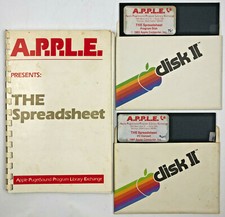 1982 The Spreadsheet for Apple II by Randy Wigginton, Guil Banks, Steve Wozniak