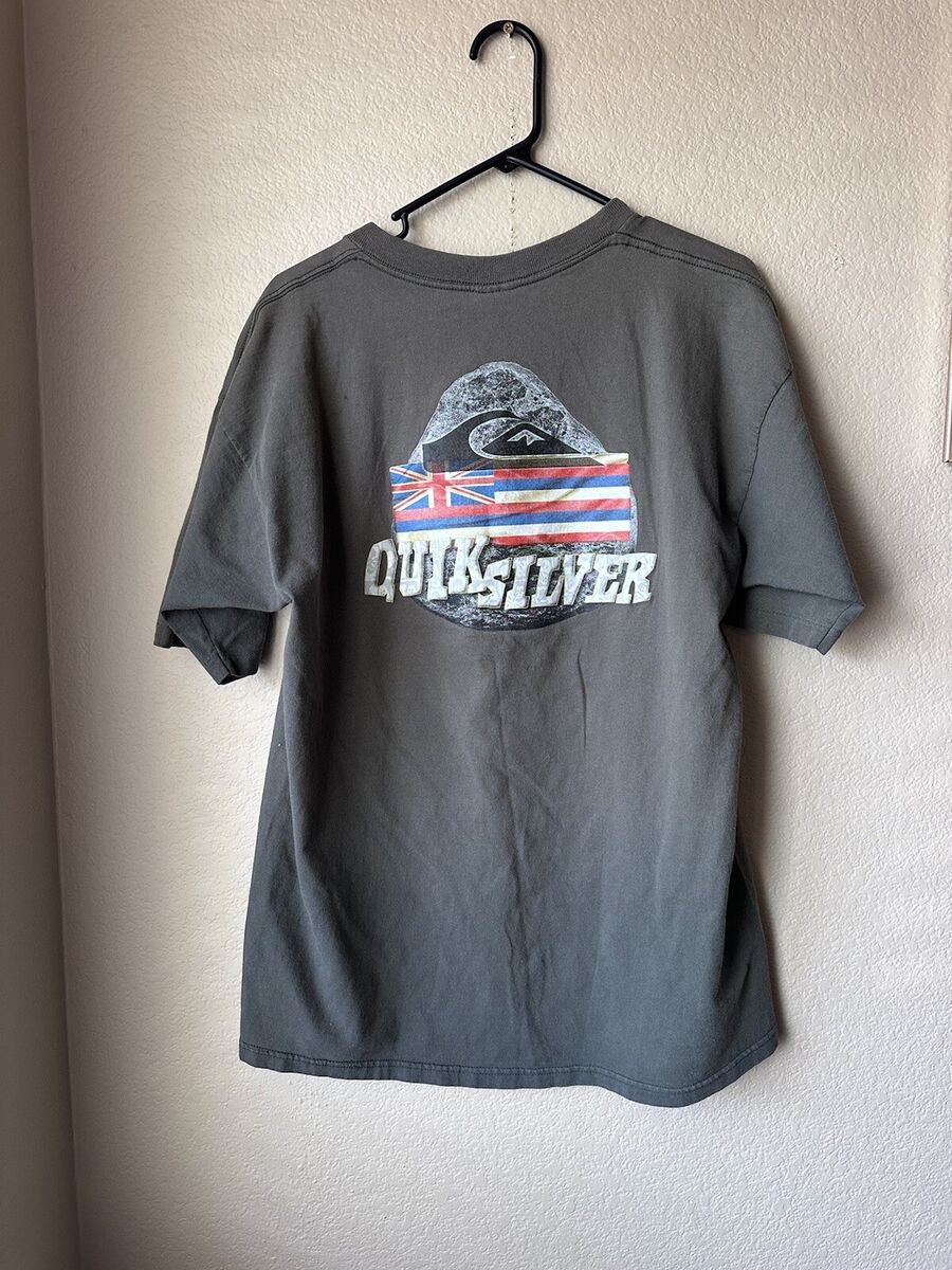 Vintage 90s Quiksilver Surf T-Shirt Men's Size Large Made In Vintage 90s Quiksilver Surf T-Shirt Men's Size Large Made In