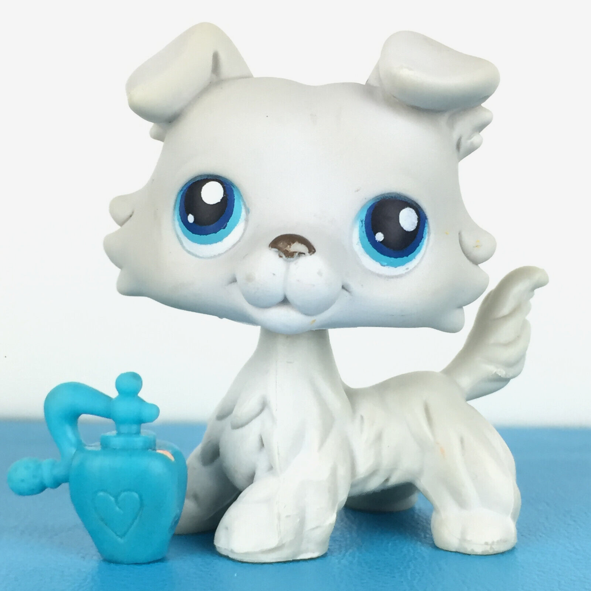 Littlest Pet Shop # 363 Chien Colley Collie dog Hasbro LPS