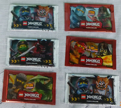Konvolut Lego Ninjago Trading Cards 6 x 5er Set-in 3 Set 1 Spezialkarte garantie
