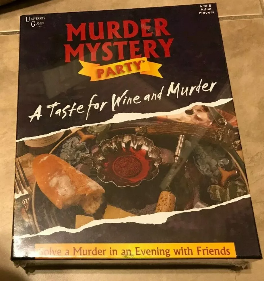 Murder Mystery Party - Taste for Wine & Murder by University Games