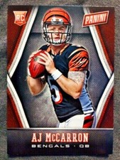 2014 Panini The National #3 A.J. AJ McCarron Rookie RC National Convention Card . rookie card picture