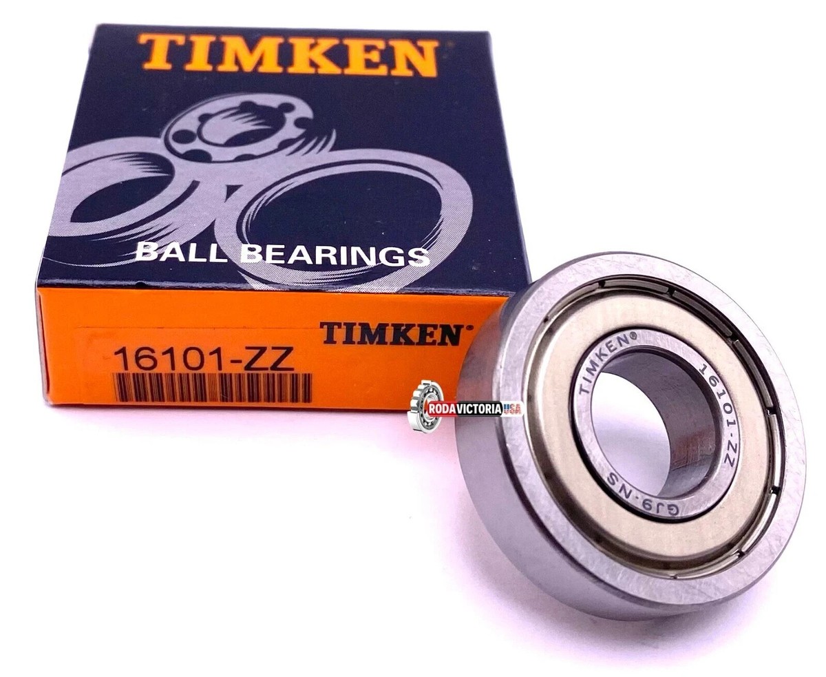 TIMKEN 16101 ZZ Deep Groove Ball Bearing, Metal Shielded 12x30x8