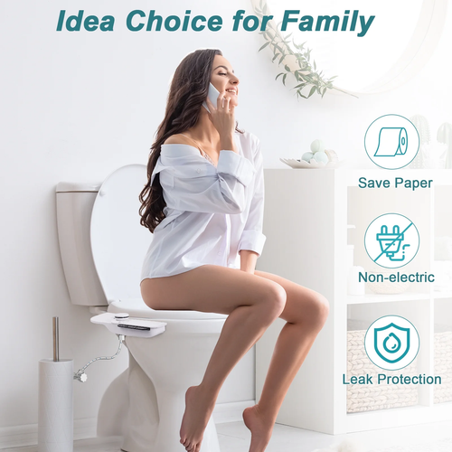 3-Mode Bidet, Adjustable ABS Portable Bidet with 2 Self Cleaning Nozzle  - Bild 3 von 12