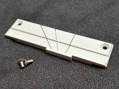 Otari MX-50, MX-55 - Block, Splicing   pn: T0041047 - Aluminum, Anodized