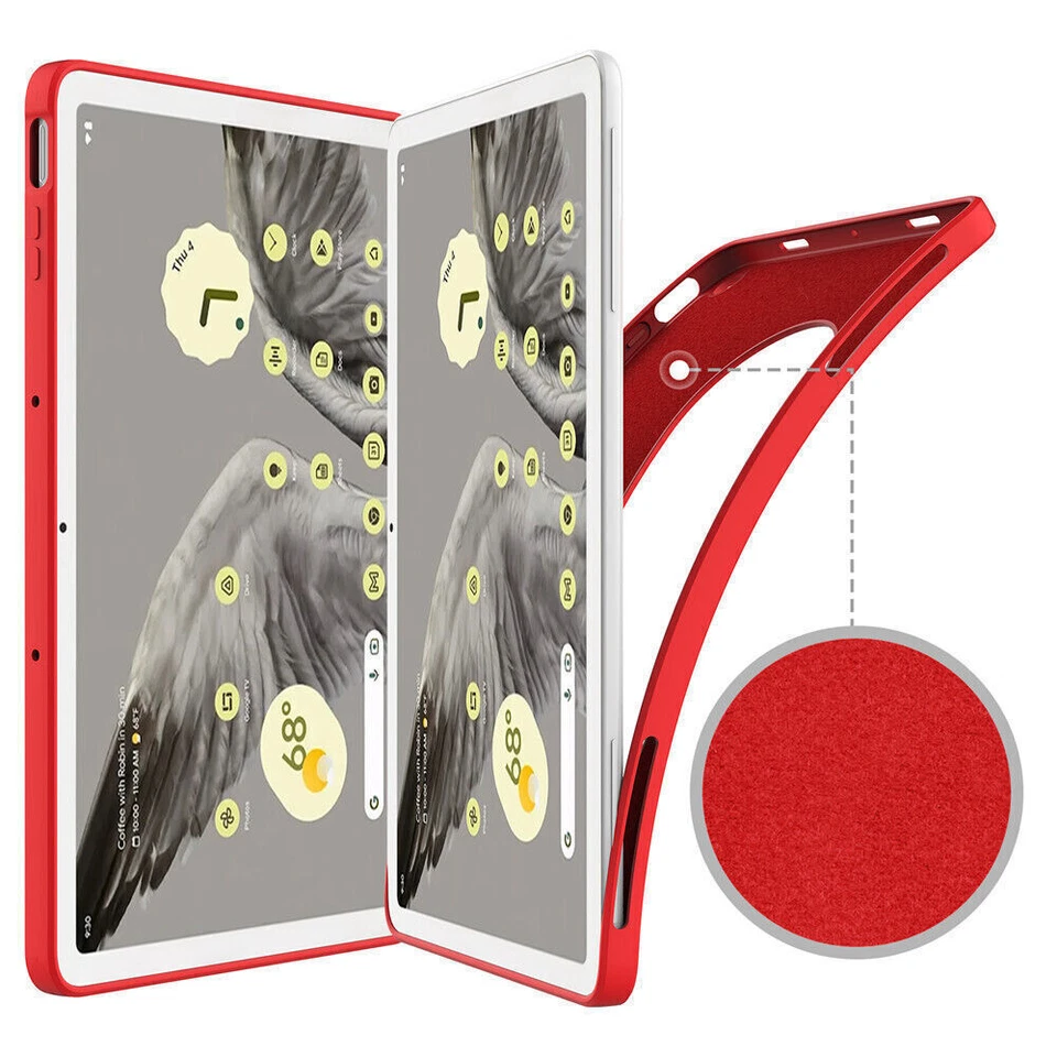 Shockproof Liquid Silicone Skin Case Cover For Google Pixel Tablet 10.95" inch - Image 3 of 4