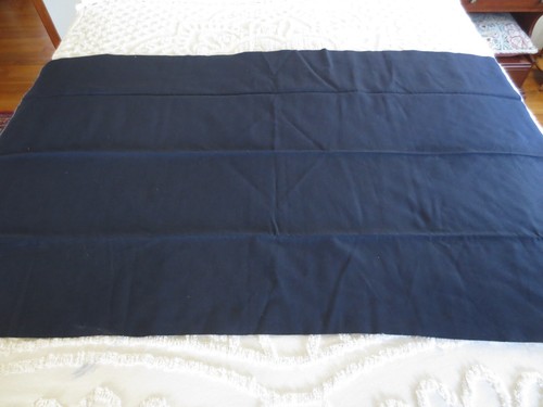 4425. DARK NAVY DENIM Apparel, Home Decor, Crafts COTTON FABRIC - 59 "x 1 yd.