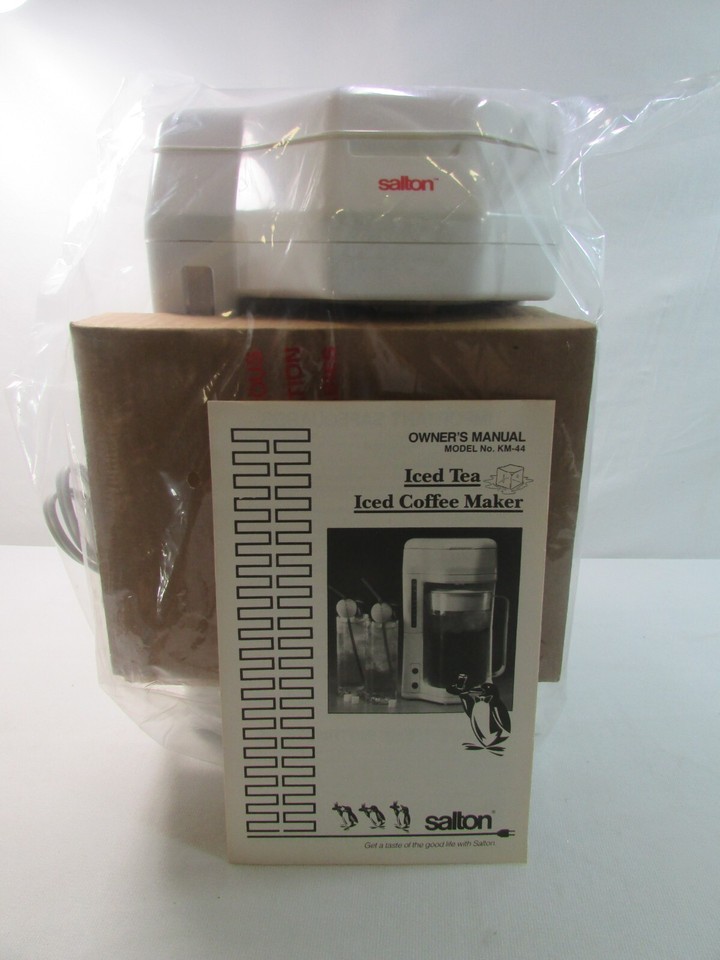 Salton Iced Tea / Coffee Maker Cold Brew 2 Liter Iced Tea Machine Model