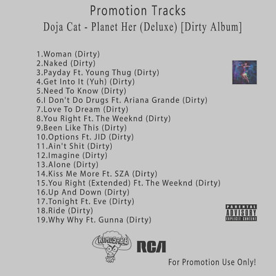 Rap/Hip-Hop.. White CD. Doja Cat - Planet Her (Deluxe) [Dirty Album]