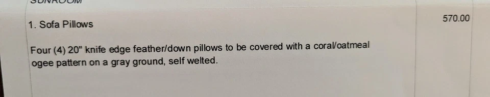 3 Piece, 9 x 6 High-end sectional couch; Professionally maintained  - Image 2 of 4