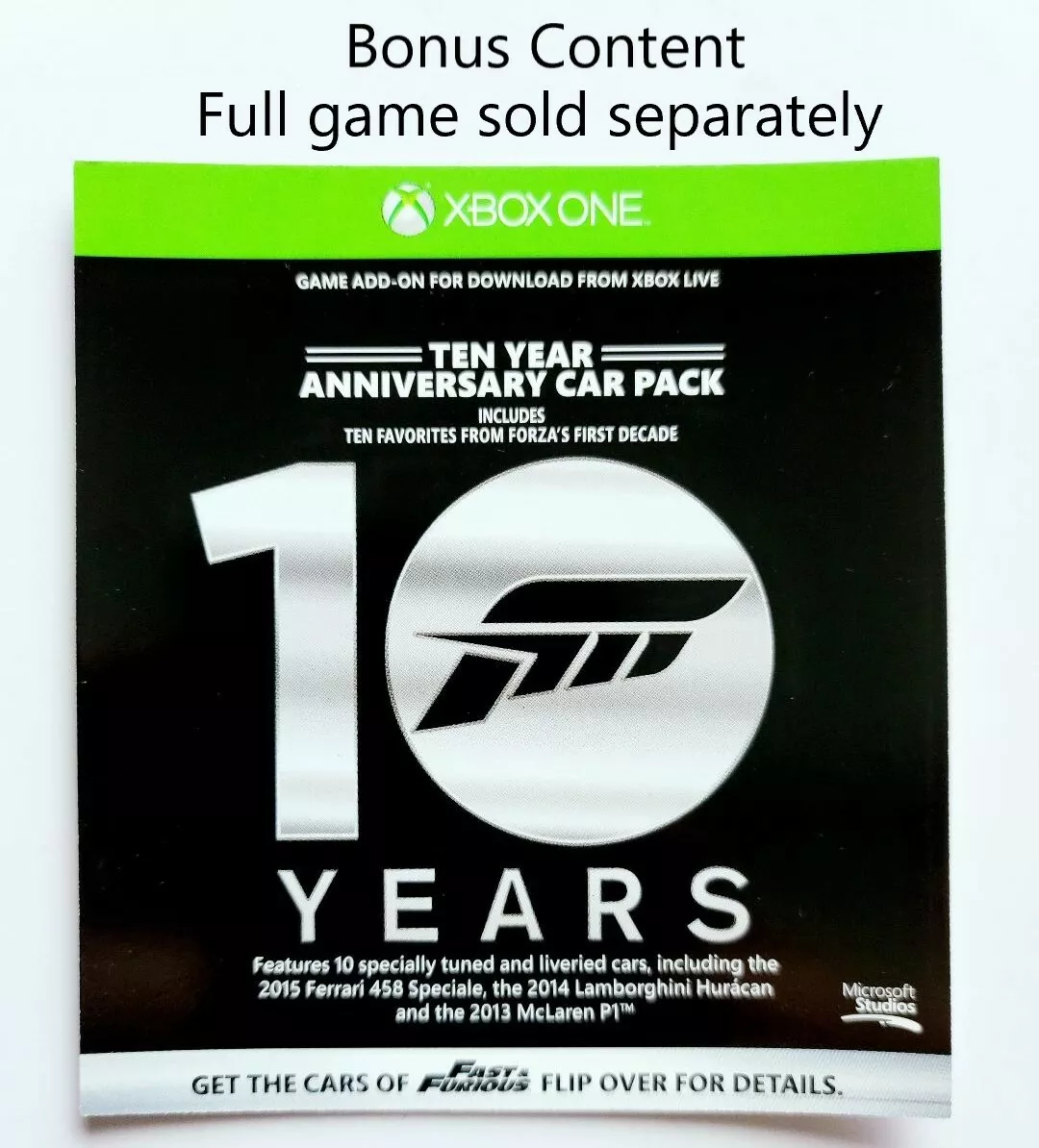 Forza Motorsport 5: Car Pass XBOX One [Digital Code] 