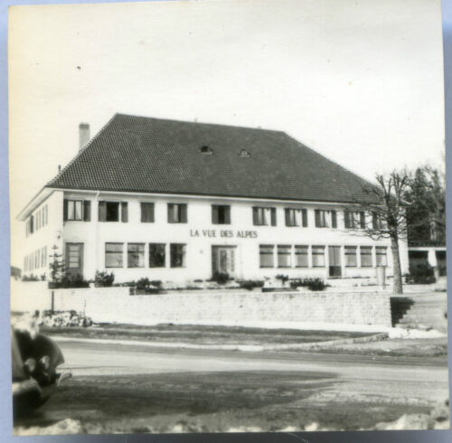 photo ancienne . Suisse . hôtel " LA VUE DES ALPES"  1960 - 第 1/1 張圖片