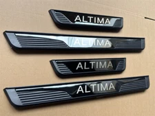 4PCS Black Car Door Scuff Sill Cover Panel Step Protector For Altima Accessories