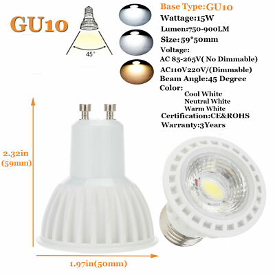 Simply Conserve 50-Watt Equivalent MR16 GU10 Dimmable 15,000-Hour LED Light Bulb In Soft White (100-Pack) L07MR16GU10-27K - The Home Depot - Foto 3