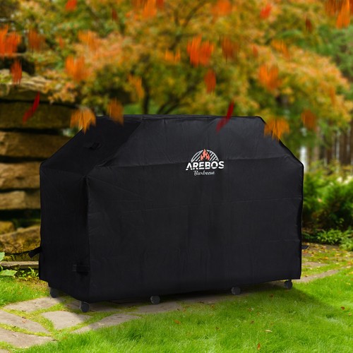 AREBOS Grill Abdeckung BBQ Gasgrill Abdeckhaube Schutzhülle Regenschutz Haube - Bild 2 von 14