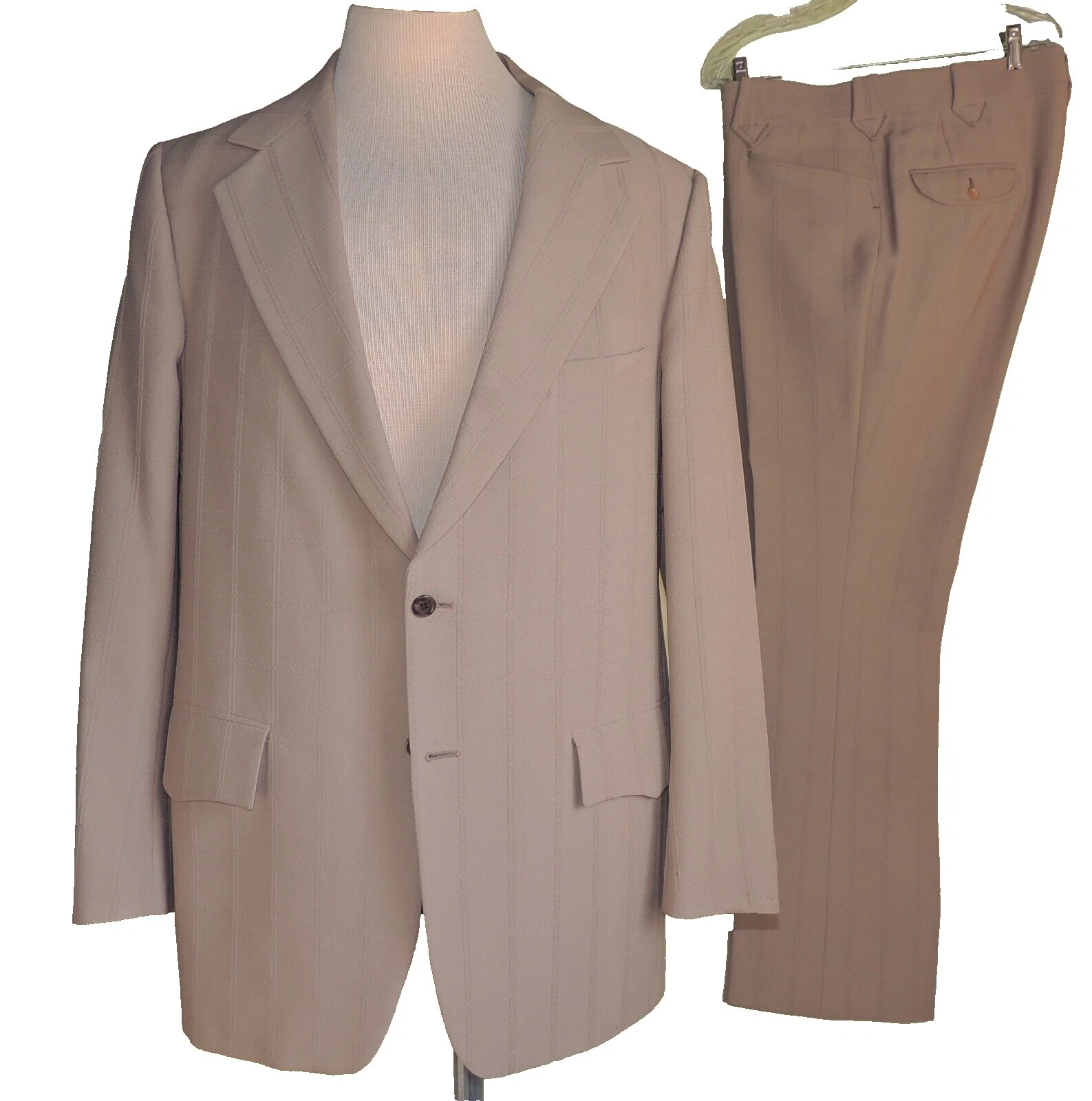Synthetic Regular Size Vintage Suits for Men