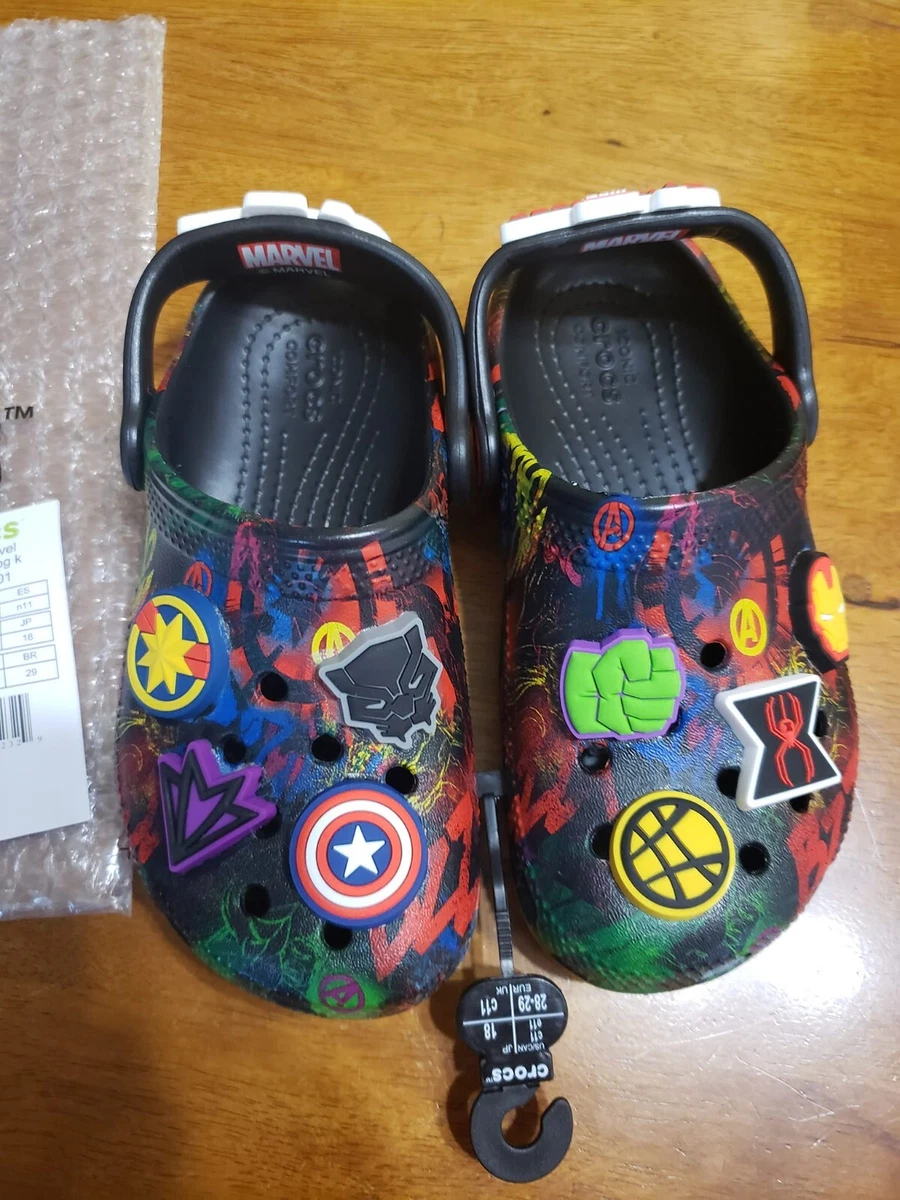 avengers crocs size 11