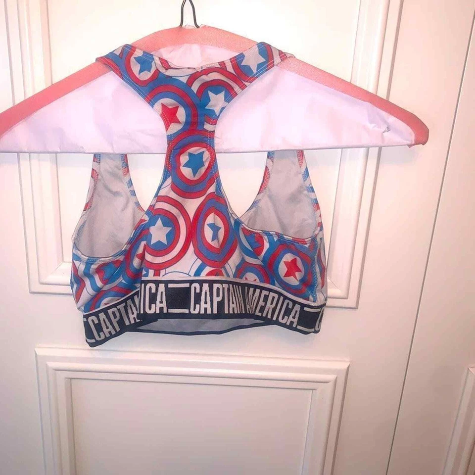 Sujetador deportivo Marvel Capitán América L Foto 4 de 4
