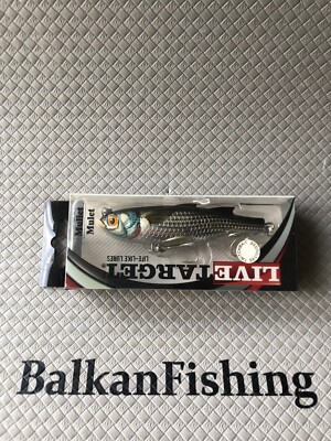 Live Target MULET 3 1/2  MUT90F  Color : Silver/Black N932 Twitchbait