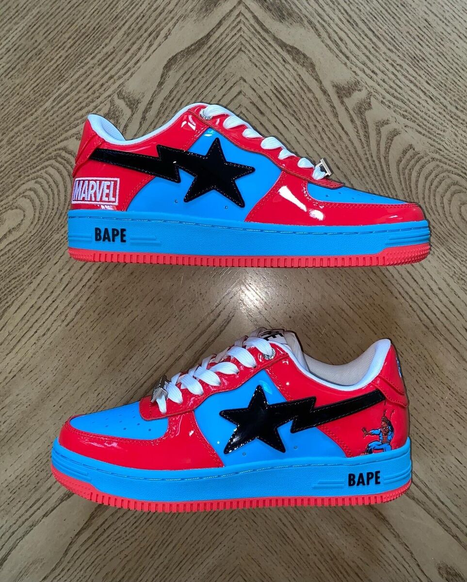 A Bathing Ape Marvel Comics x Bape Sta 'Spider Man' (NEW A Bathing Ape Marvel Comics x Bape Sta 'Spider Man' (NEW