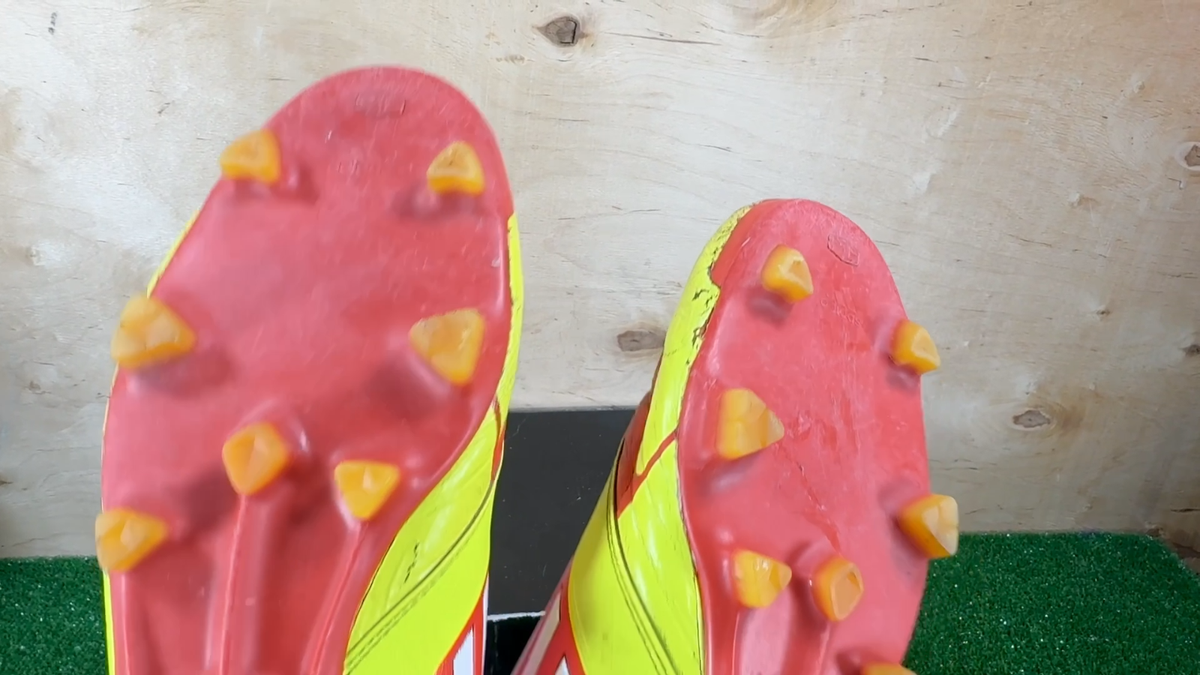 Adidas Adizero F50 FG Leathers V20647 Elite Orange boots Cleats