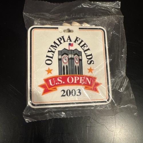 GOLF US OPEN BAG TAG OLYMPIA FIELDS 2003 Tees, Ball Market Divot Tool. New!