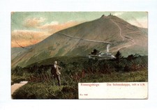 Künstler Ak Riesengebirge 1907 Schlesien Die Schneekoppe