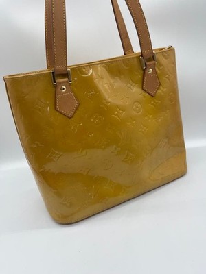 Louis Vuitton Tasche Houston M91121 Vernis Gelb Tasche Echtleder A1336