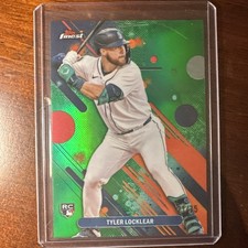2025 Topps Finest - Common Tyler Locklear #18 Green Refractor /75 (RC)