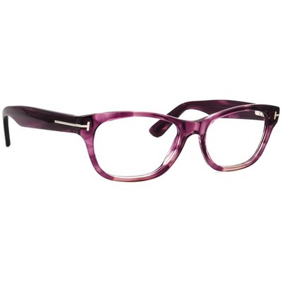 Tom Ford Eyeglasses TF 5425 081 Shiny Violet Havana Semi Cat Eye Italy 53-17 140