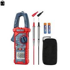Compact 2000 Counts Digital Clamp Meter with Non-contact Voltage Testing - Blue