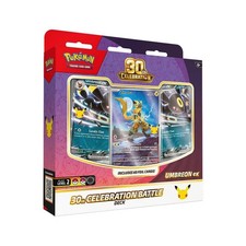 Pokemon English 30th Anniversary Celebration Battle Deck Umbreon ex Presale