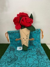 Jellycat Amuseables Rose Bouquet 11in Plush Toy Brand New w/Tags&Dust Bag