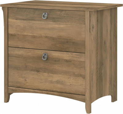 Salinas 2 Drawer Lateral File Cabinet in Reclaimed Pine, Home Office Storage Sol