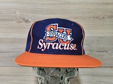 Vintage 90s The Game University of Syracuse Orangeman Snapback New With Tags