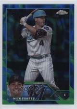 2023 Topps Chrome Update Blue & Green Lava Lamp Refractor /125 Nick Fortes 0q0m